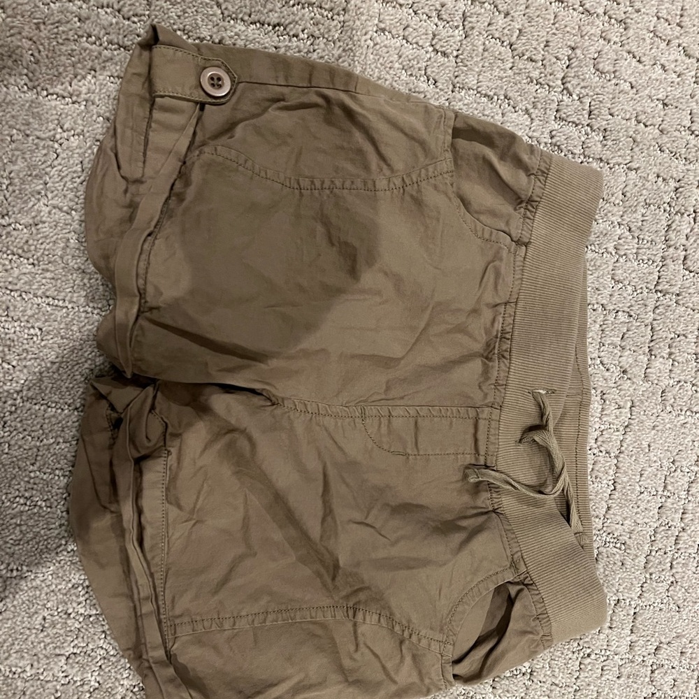 Kids olive green shorts